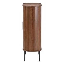 Annika Smoked Oak Slatted Sliding 2 Door Cabinet -Housing Units Furniture Store 2dbd5b5b5f550cac29f6779a885b9484