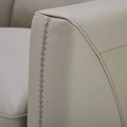 Lariano Light Grey Leather Armchair -Housing Units Furniture Store 2e61029f1d5556e5cc83110e9c8948a0