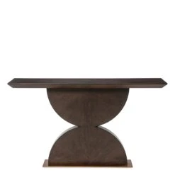 Eichholtz Spring Mocha Oak Veneer Console Table