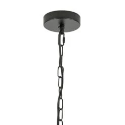 Alonza Matt Black & Clear Wide Ribbed Glass 2 Light Pendant -Housing Units Furniture Store 2edd95bb438821e7806a2123d4aa79fc