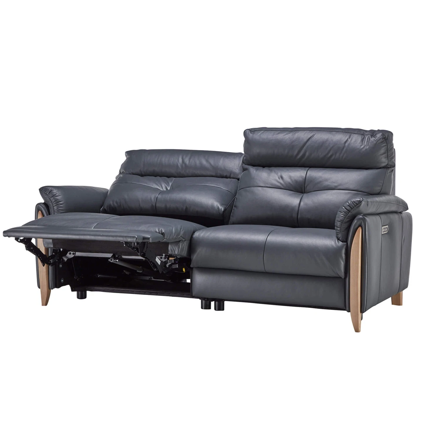 Ercol Mondello Slate Grey Large Recliner Sofa 5 Ercol Mondello Slate Grey Large Recliner Sofa - Image 5