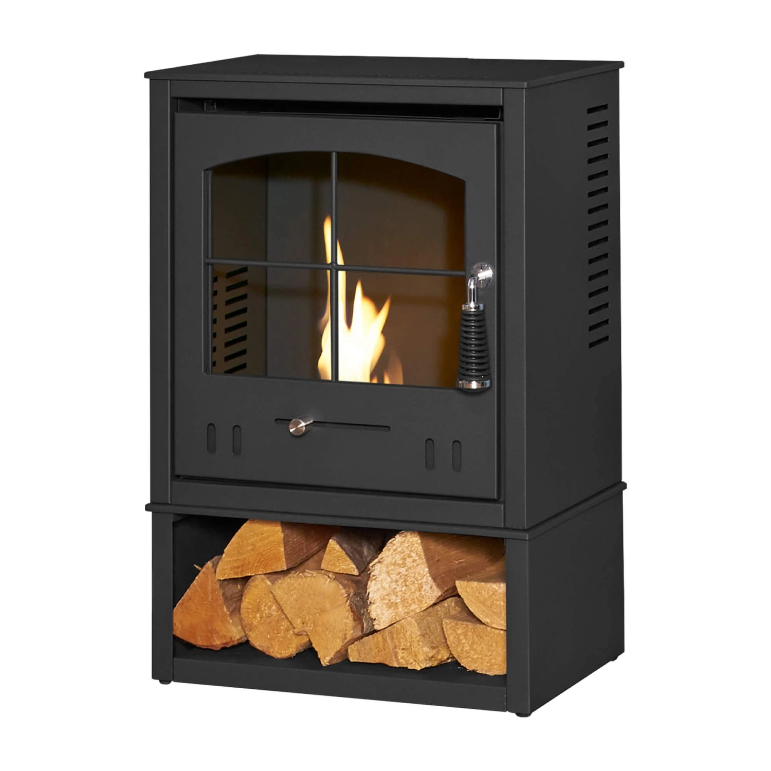OKO S2 Bioethanol Stove With Log Store 3 OKO S2 Bioethanol Stove With Log Store - Image 3
