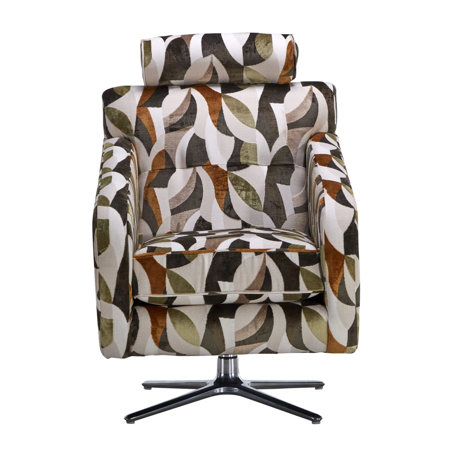 Filton Coffee Audley Velvet Swivel Chair 1 Filton Coffee Audley Velvet Swivel Chair