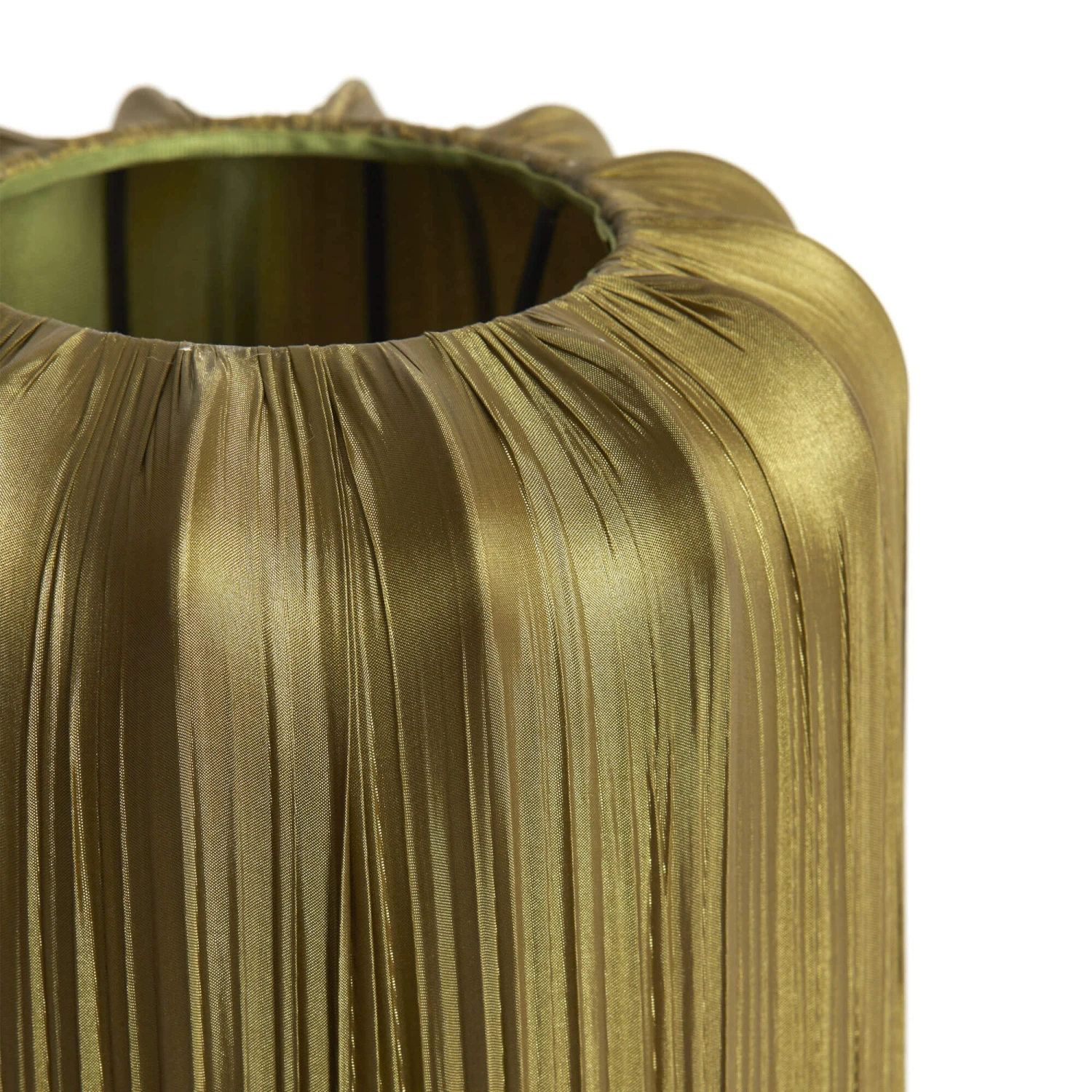 Chiffon Olive Green Cylinder 20cm Shade 3 Chiffon Olive Green Cylinder 20cm Shade - Image 3