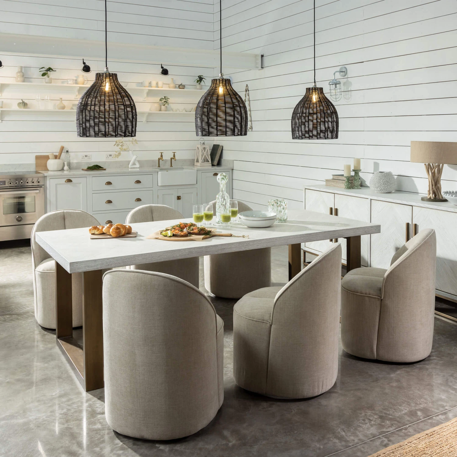 Black Rattan Cloche Pendant Shade 4 Black Rattan Cloche Pendant Shade - Image 4