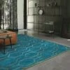Arris Teal 200cm X 280cm Rug