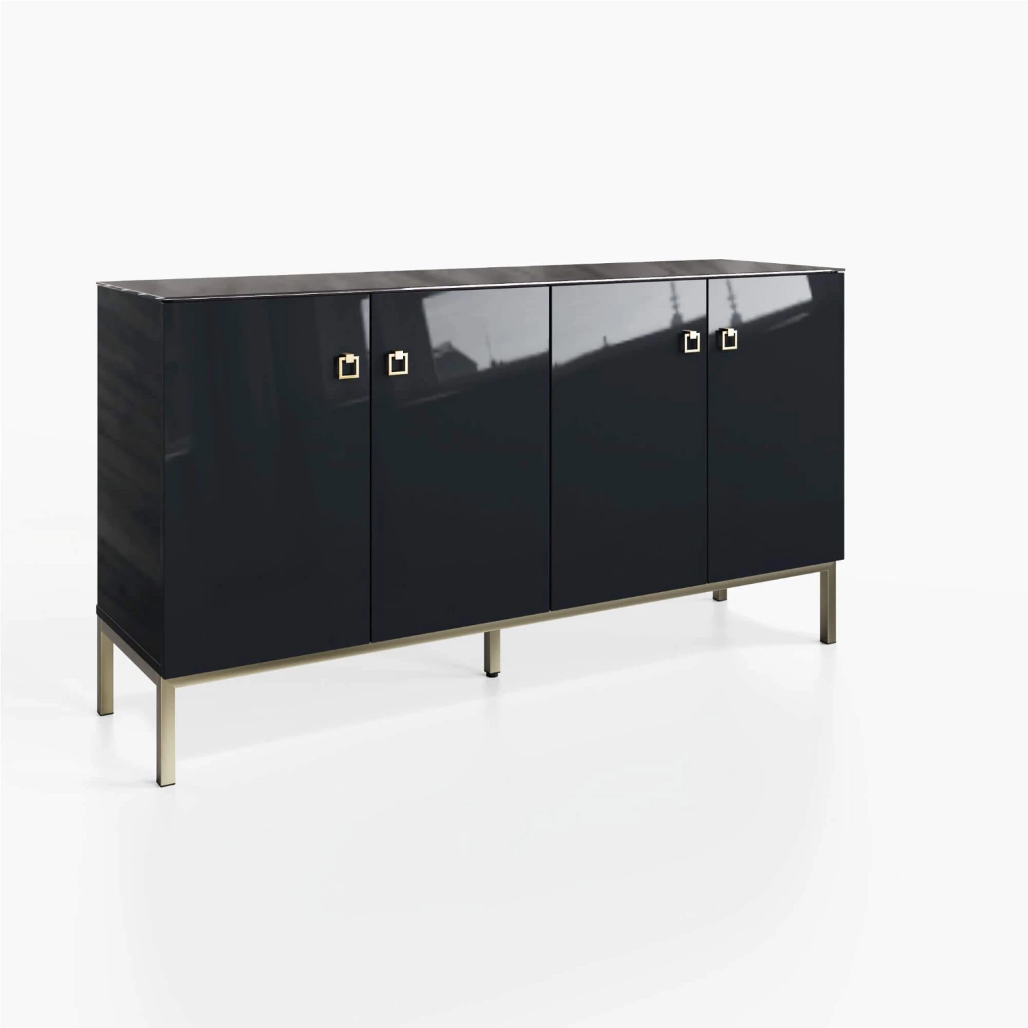 Frank Olsen Lyra Midnight Black Large Sideboard 2 Frank Olsen Lyra Midnight Black Large Sideboard - Image 2
