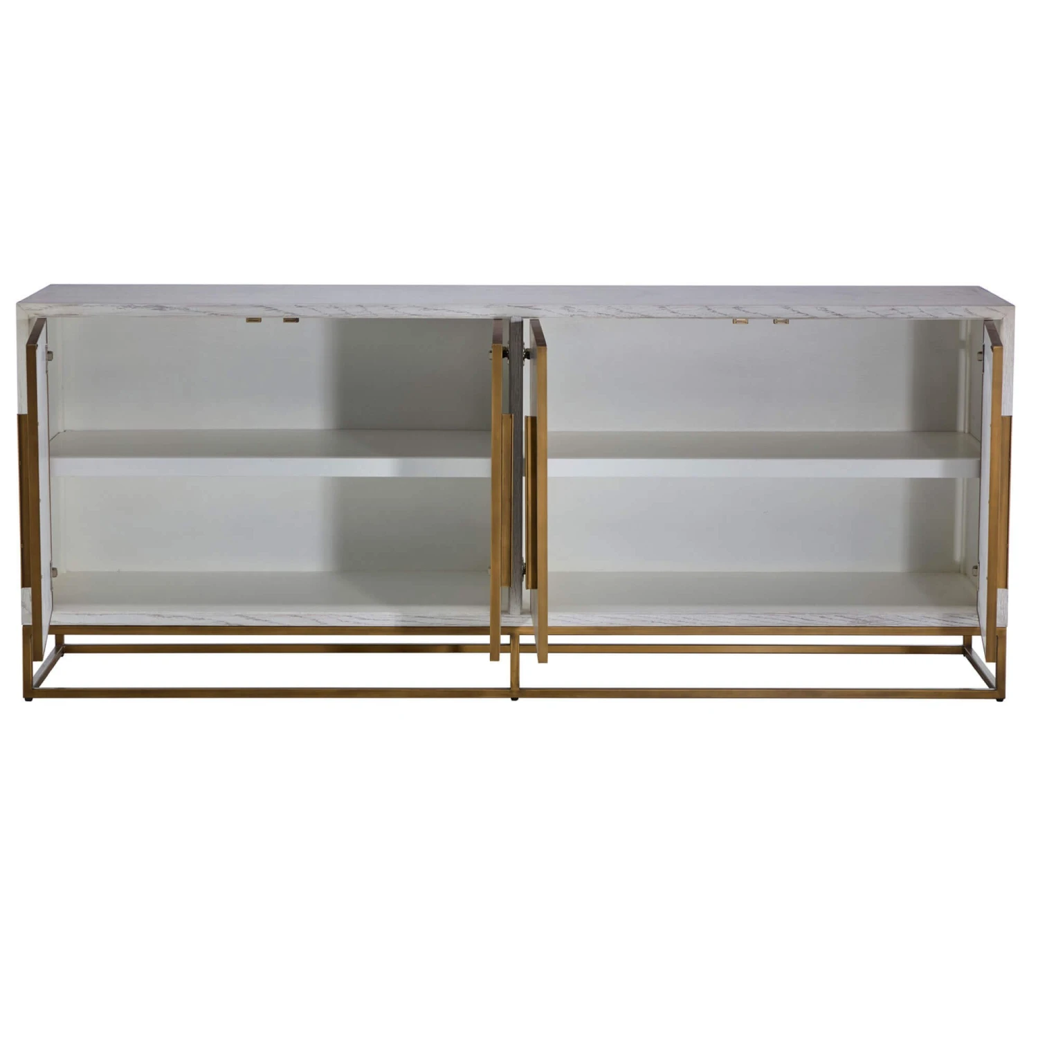 Santa Monica White Wood Sideboard 4 Santa Monica White Wood Sideboard - Image 4