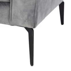 Clarence Steel Grey Fabric Armchair -Housing Units Furniture Store 32176b3fd34f6df177ac5f7e2a4aac66