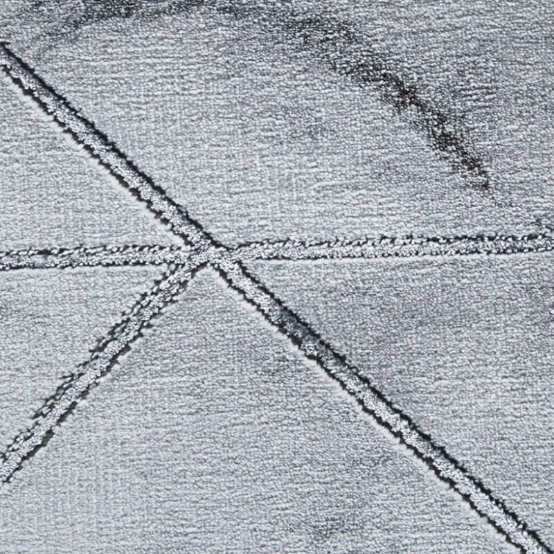 Craft Ivory & Silver Geometric Rug Collection 3 Craft Ivory & Silver Geometric Rug Collection - Image 3