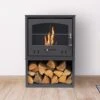 OKO S4 Bioethanol Stove With Log Store