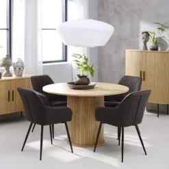 Annika 120cm Natural Dining Table