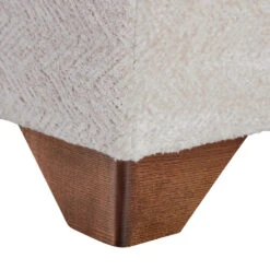 Mackenzie Ivory Chevron Textured Fabric Large Ottoman Storage Footstool -Housing Units Furniture Store 34502208eeae88f2bf1e5072a81e392f