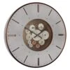 Bronze Clocksmith Metal Cog Wall Clock