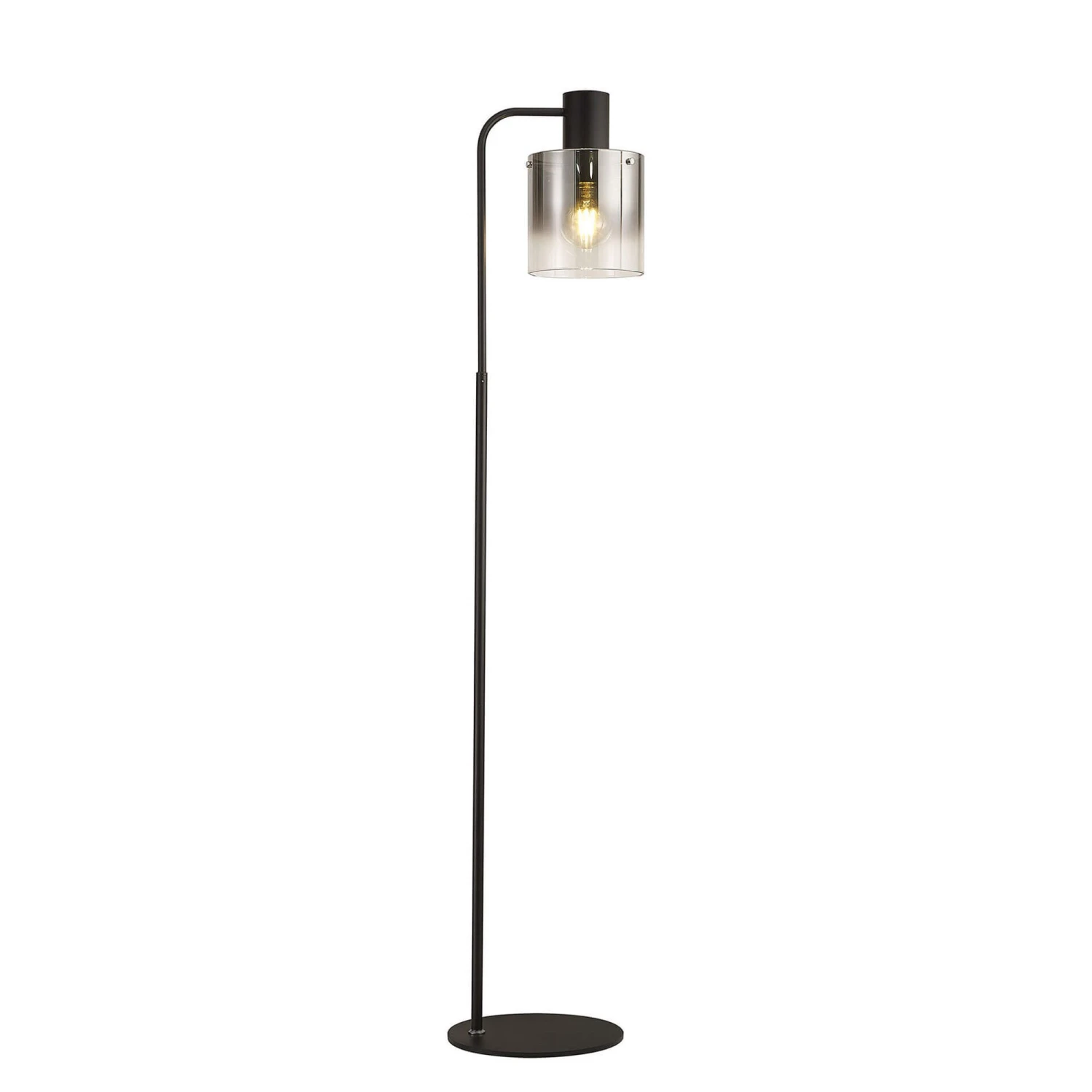 Chelsea Satin Black & Smoked Floor Lamp 3 Chelsea Satin Black & Smoked Floor Lamp - Image 3