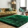 Plush Shaggy Emerald 140cm X 200cm Rug