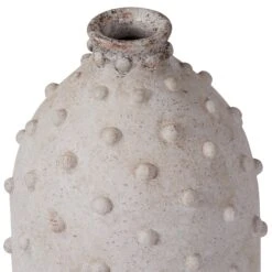 Kali Dot Light Grey Textured Stoneware Vase -Housing Units Furniture Store 352c84c296a31389c7fa466a4499219c 1