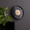 Black & Gold Disc Wall Clock