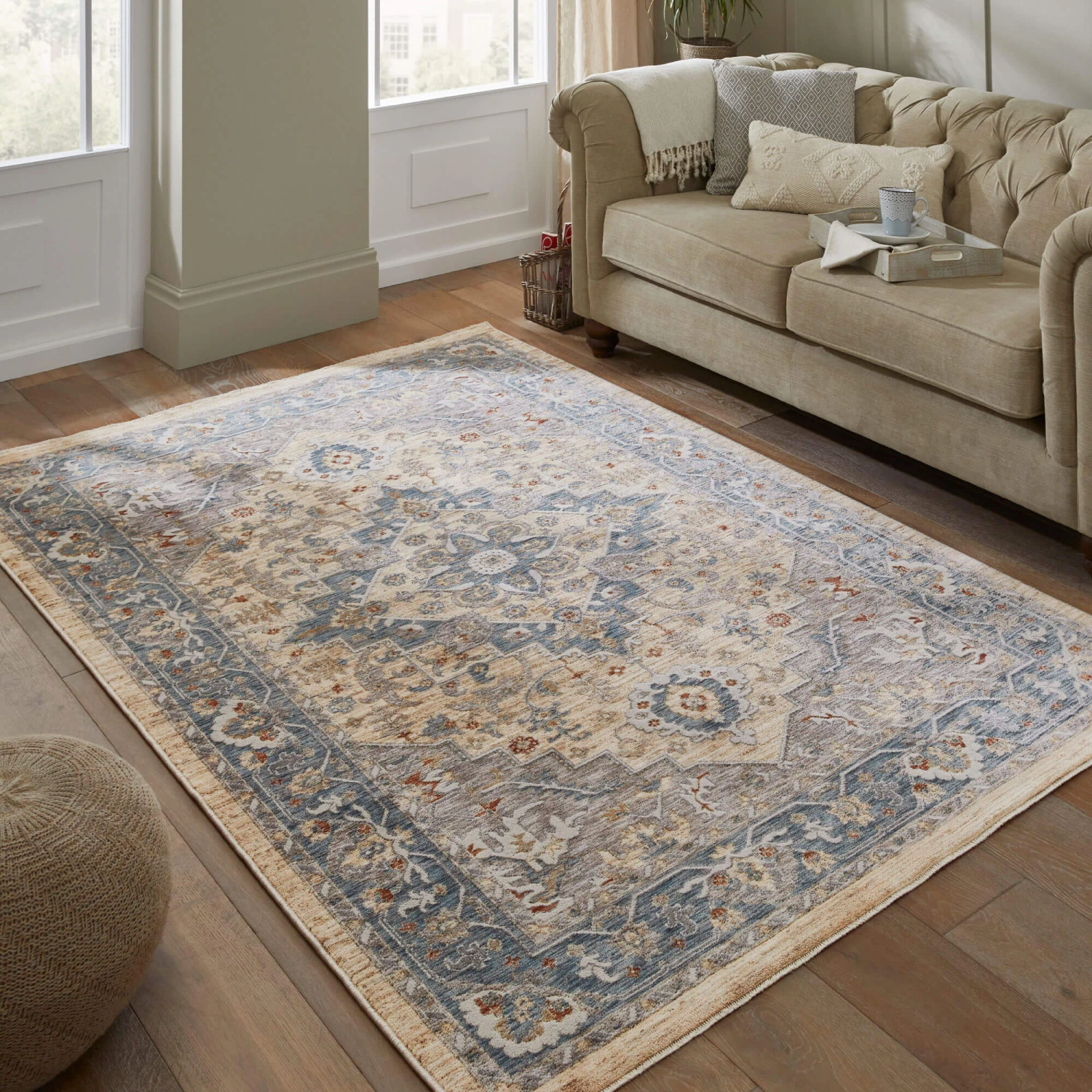 Legacy Blue Cream Rug Collection 1 Legacy Blue Cream Rug Collection