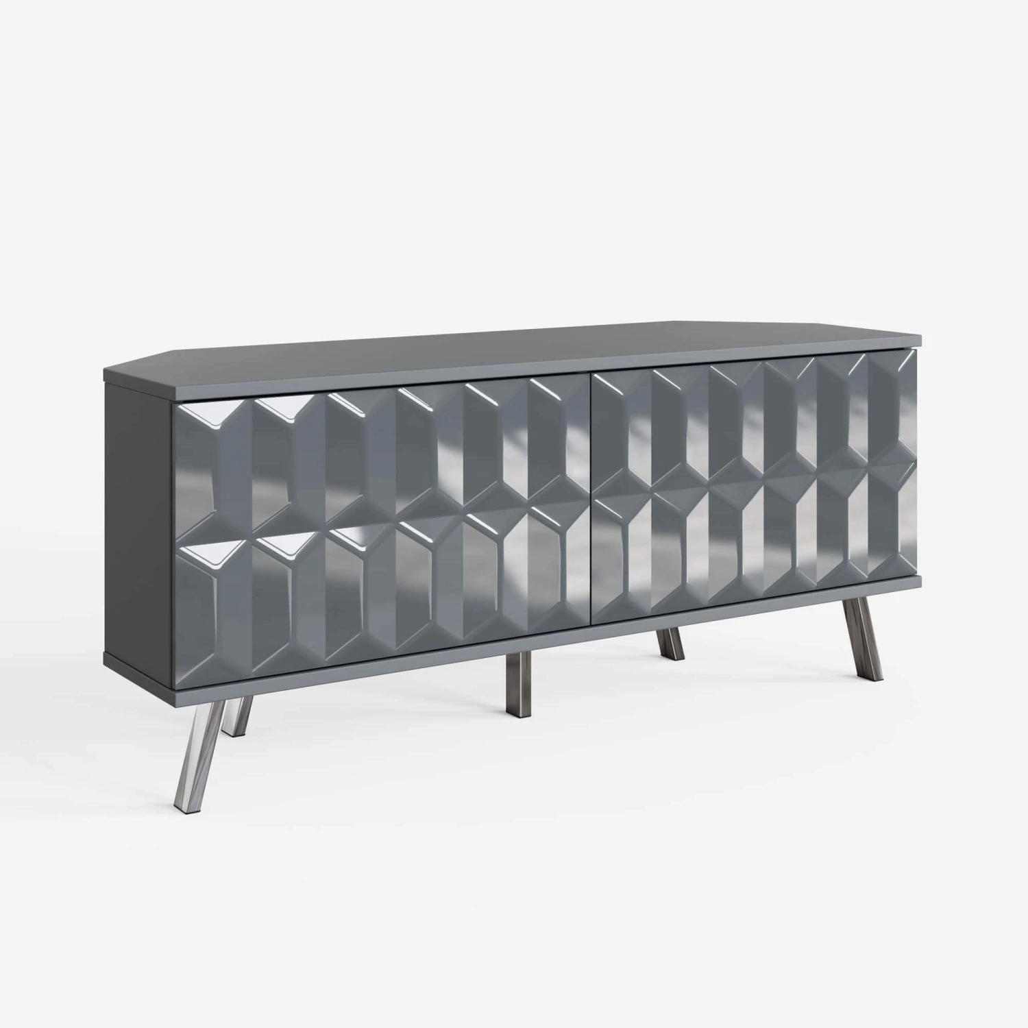 Frank Olsen Elevate Grey LED And Intelligent Eye Corner TV Unit 3 Frank Olsen Elevate Grey LED And Intelligent Eye Corner TV Unit - Image 3