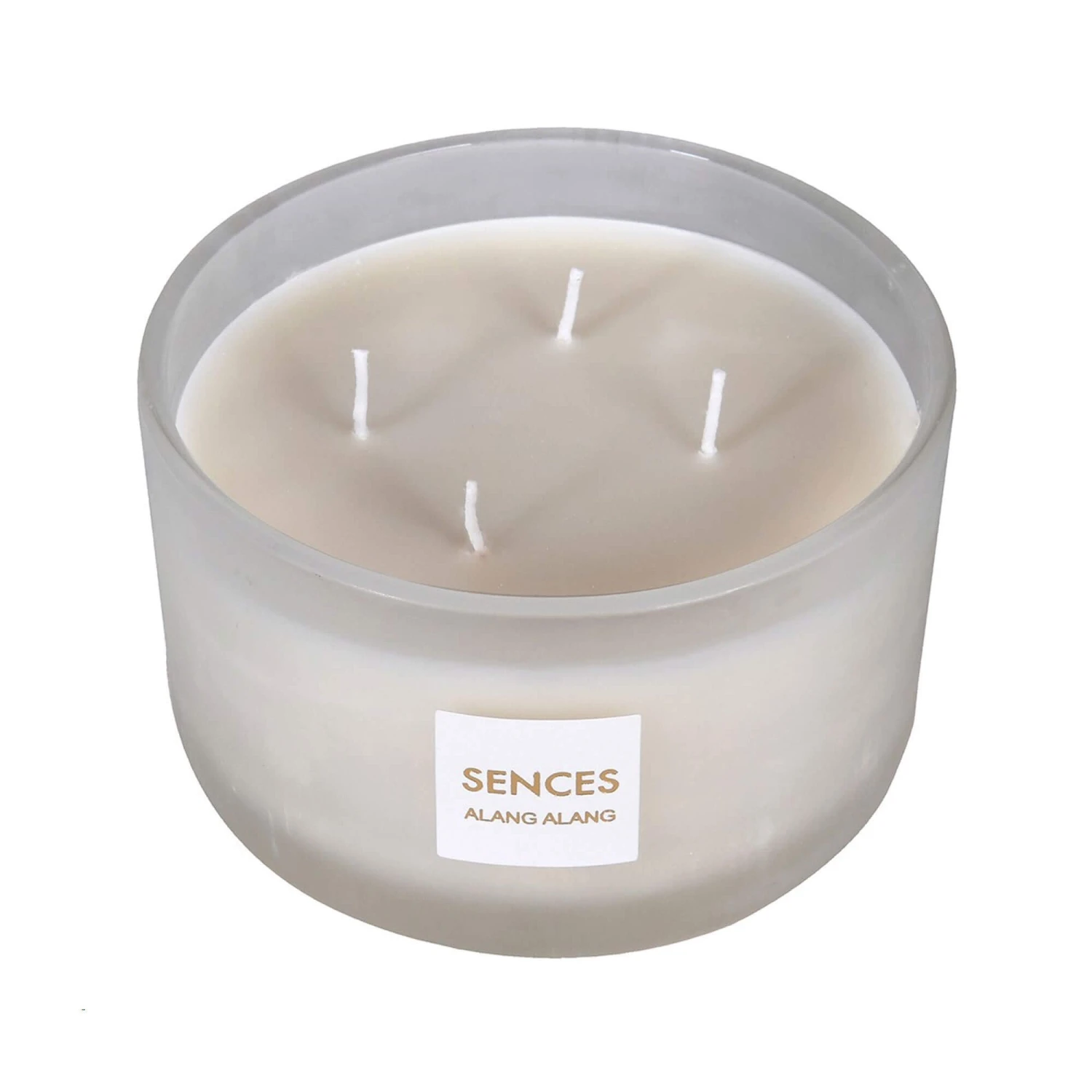 Sences White Alang Alang Lidded 4 Wick Candle 2 Sences White Alang Alang Lidded 4 Wick Candle - Image 2