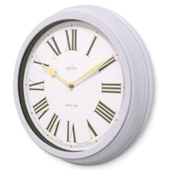 Turin Mist Indoor Outdoor Wall Clock