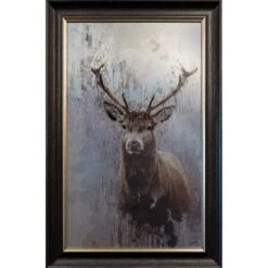 Framed Stag Wall Art