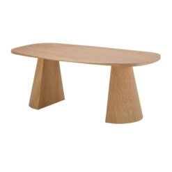 Strata Oval 200cm Natural Oak Dining Table