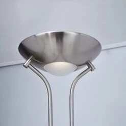 Brazier Satin Nickel USB 2 Light Uplighter Floor Lamp -Housing Units Furniture Store 36a4c6bfc00b22b154e26ef0c879b546 1