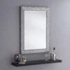 Solaro Black & Silver Mirror