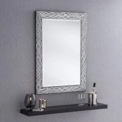 Solaro Black & Silver Mirror