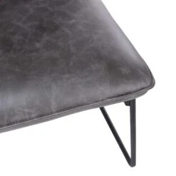 Clarence Grey Faux Leather Backless Dining Bench -Housing Units Furniture Store 375c37b6fa83861a49f5cb84f924d960