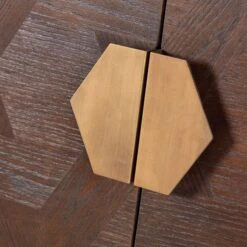 Olivia James Hemingway Mahogany Oak & Gold 2 Door Bar Cabinet -Housing Units Furniture Store 394a6e4f8ed26bb7b713fad149930b9a