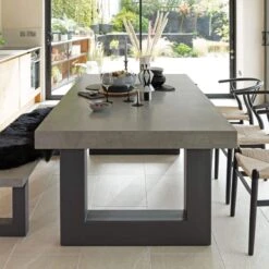 Ingrid Concrete-Effect 220cm Dining Table 16 Ingrid Concrete-Effect 220cm Dining Table -Housing Units Furniture Store 39cf64878e021d2692c80c0685918944