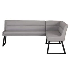 Deco Grey Faux Leather Corner Dining Bench (Left) -Housing Units Furniture Store 39d4ff111dec1795c19a90296c69ccbf