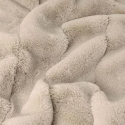Riva Paoletti Empress Oatmeal Faux Fur Throw -Housing Units Furniture Store 3a6dad5532a7987fc08d311466ba3394