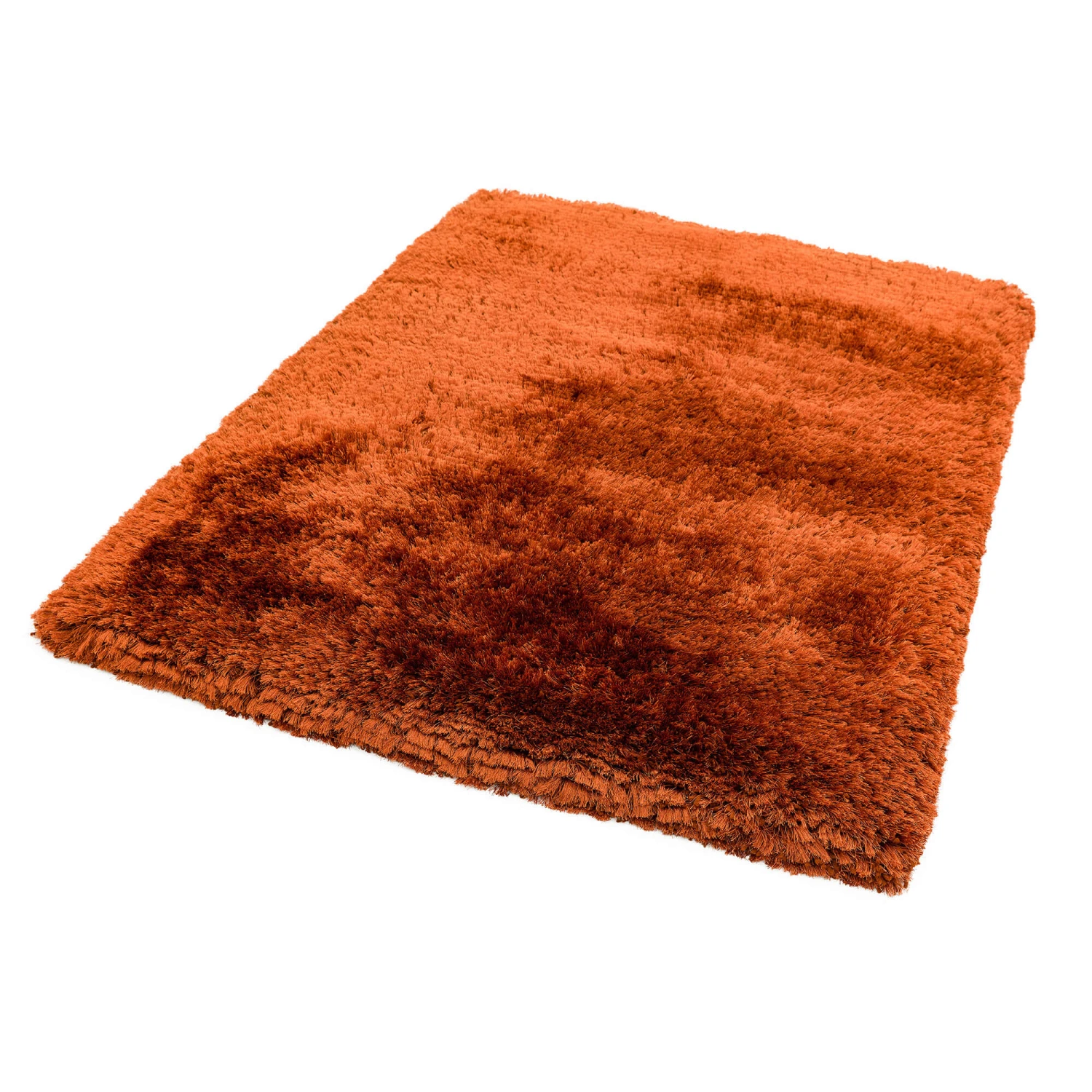 Plush Shaggy Orange 160cm X 230cm Rug 2 Plush Shaggy Orange 160cm X 230cm Rug - Image 2