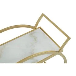Allora 2 White Marble Tier Gold Drinks Trolley -Housing Units Furniture Store 3b4b0ece8b41e7d61e599b7b191a6a9b