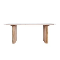 Rochelle 200cm Rectangular Mango Wood & Marble Dining Table -Housing Units Furniture Store 3bc430b78bd6ac11607c0a7909d36da1 1