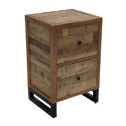 Malmo Reclaimed Timber Two Drawer Filing Cabinet -Housing Units Furniture Store 3c7b5bc654627ab1cd0cab8ef386da29