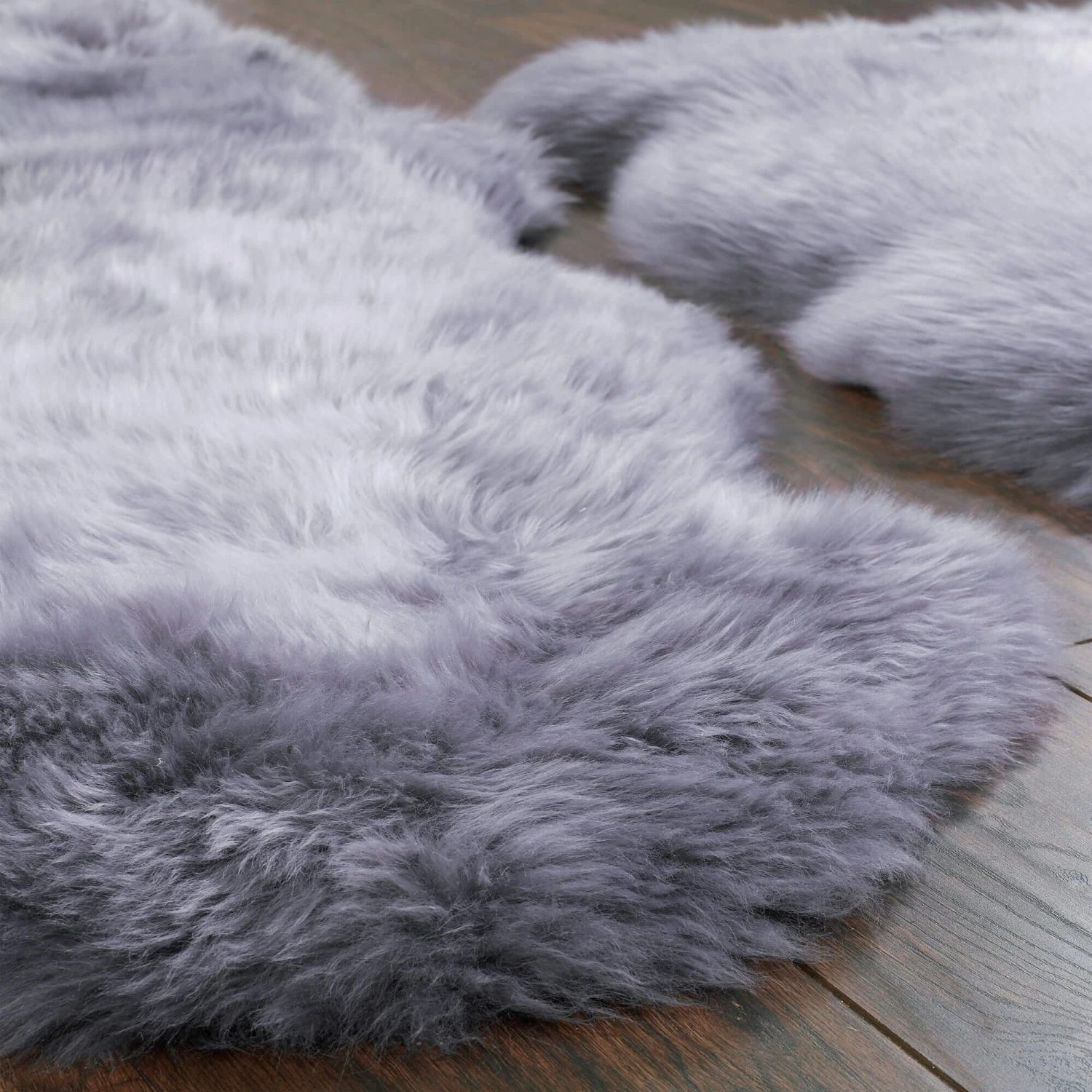 Sheepskin Grey Single Rug 2 Sheepskin Grey Single Rug - Image 2