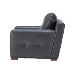 Silvio Charcoal Grey Leather Armchair -Housing Units Furniture Store 3c8bdacbb40eb9559b9c9e6c2e28ed24 1