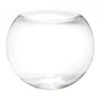 Clear Glass Fish Bowl Vase