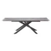 Rossini Extending Sintered Stone Top & Grey Leg Dining Table