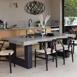 Ingrid Concrete-Effect 220cm Dining Table 15 Ingrid Concrete-Effect 220cm Dining Table -Housing Units Furniture Store 3d082d5348cfa29b289310625b8bdb74
