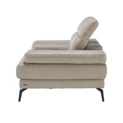 Natuzzi Editions Dado Stone Grey Leather 2 Seater Sofa -Housing Units Furniture Store 3d13a9c53c398baa17190d213d43a30f