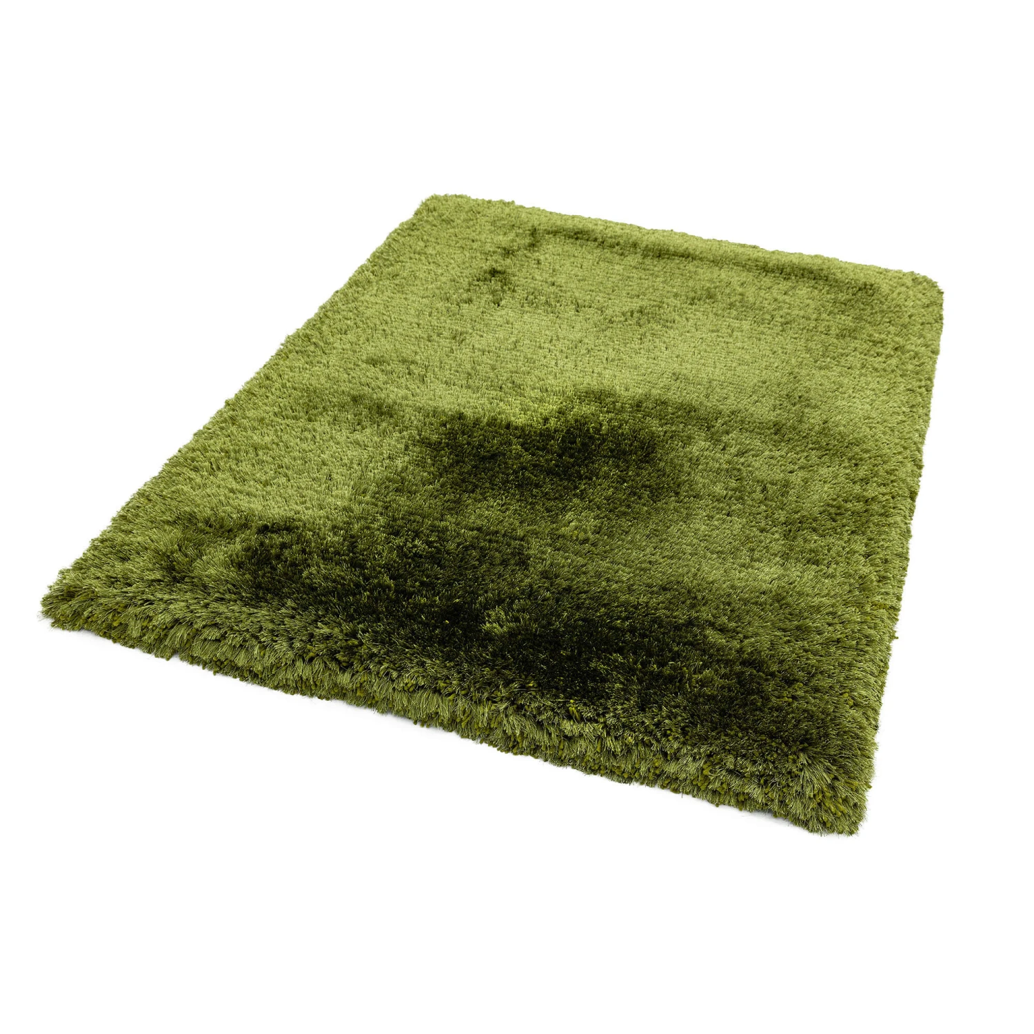 Plush Shaggy Green 140cm X 200cm Rug 3 Plush Shaggy Green 140cm X 200cm Rug - Image 3