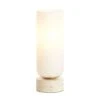 Terazo Sand 35cm Table Lamp With Opal Glass Shade