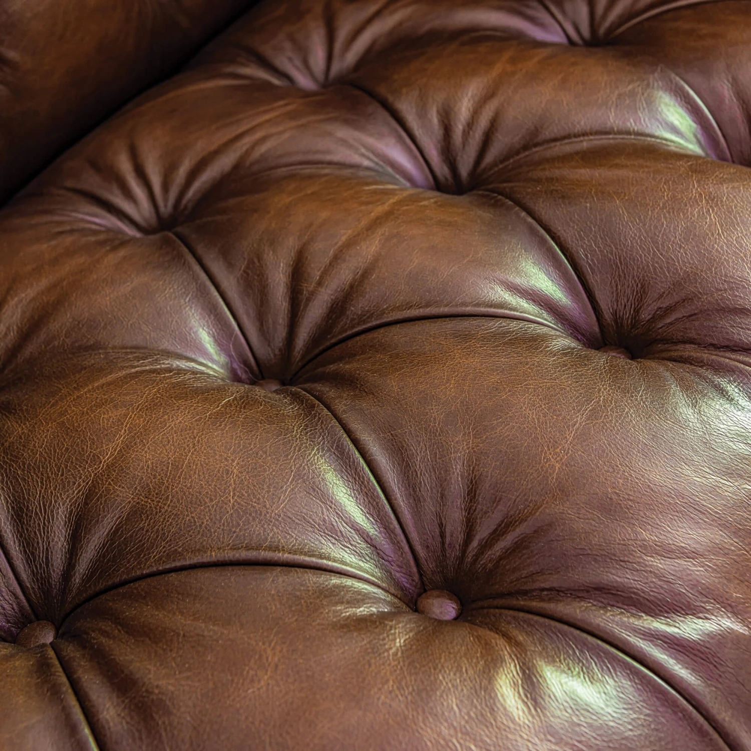 Balmoral Vintage Tabac Leather 3.5 Seater Sofa 5 Balmoral Vintage Tabac Leather 3.5 Seater Sofa - Image 5