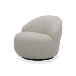 Rondo Ivory Boucle Fabric Swivel Chair -Housing Units Furniture Store 3f27c65fd4b6a618a06c4d1d0be9e4ea